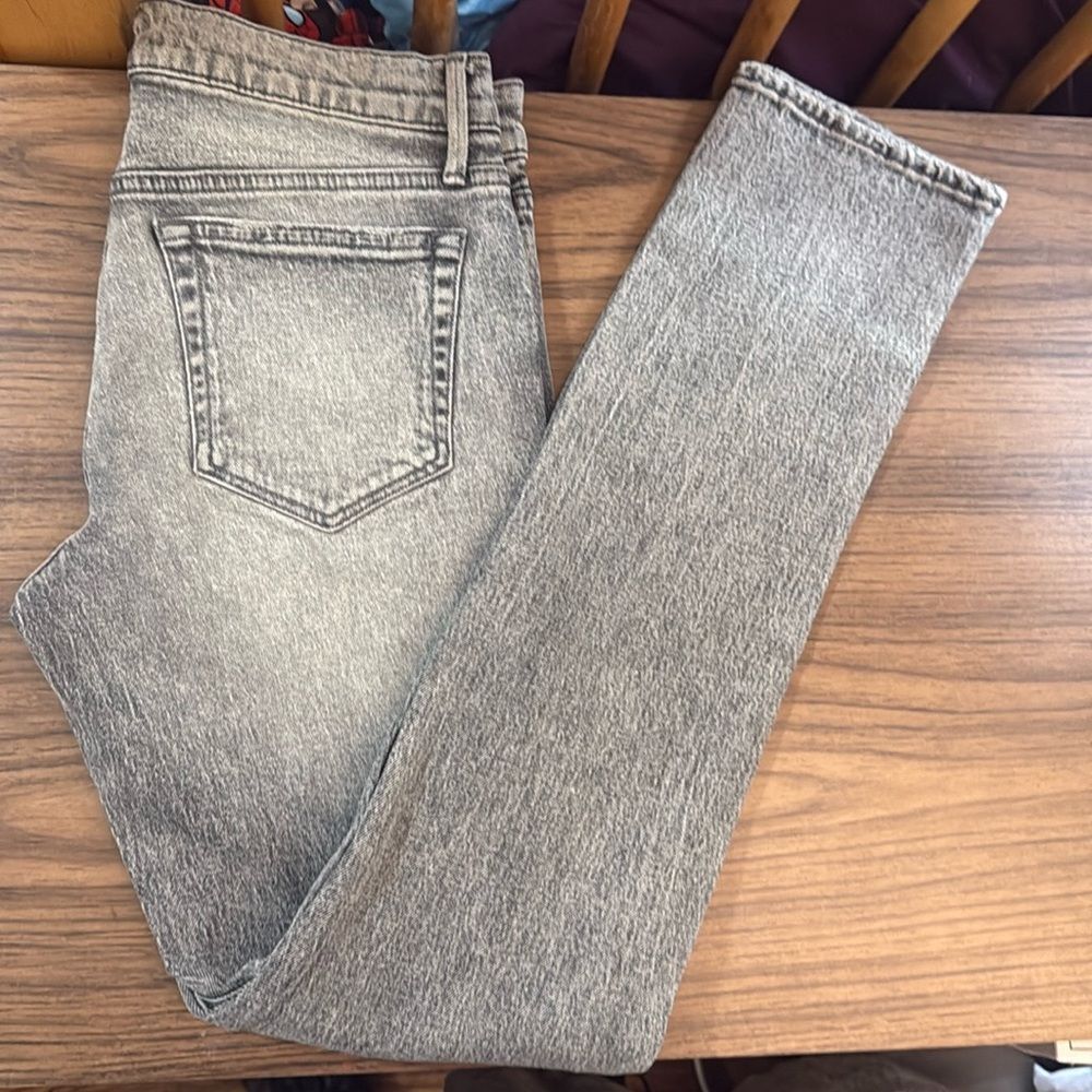 No Brand Womens High Rise Straight Leg Denim Jeans